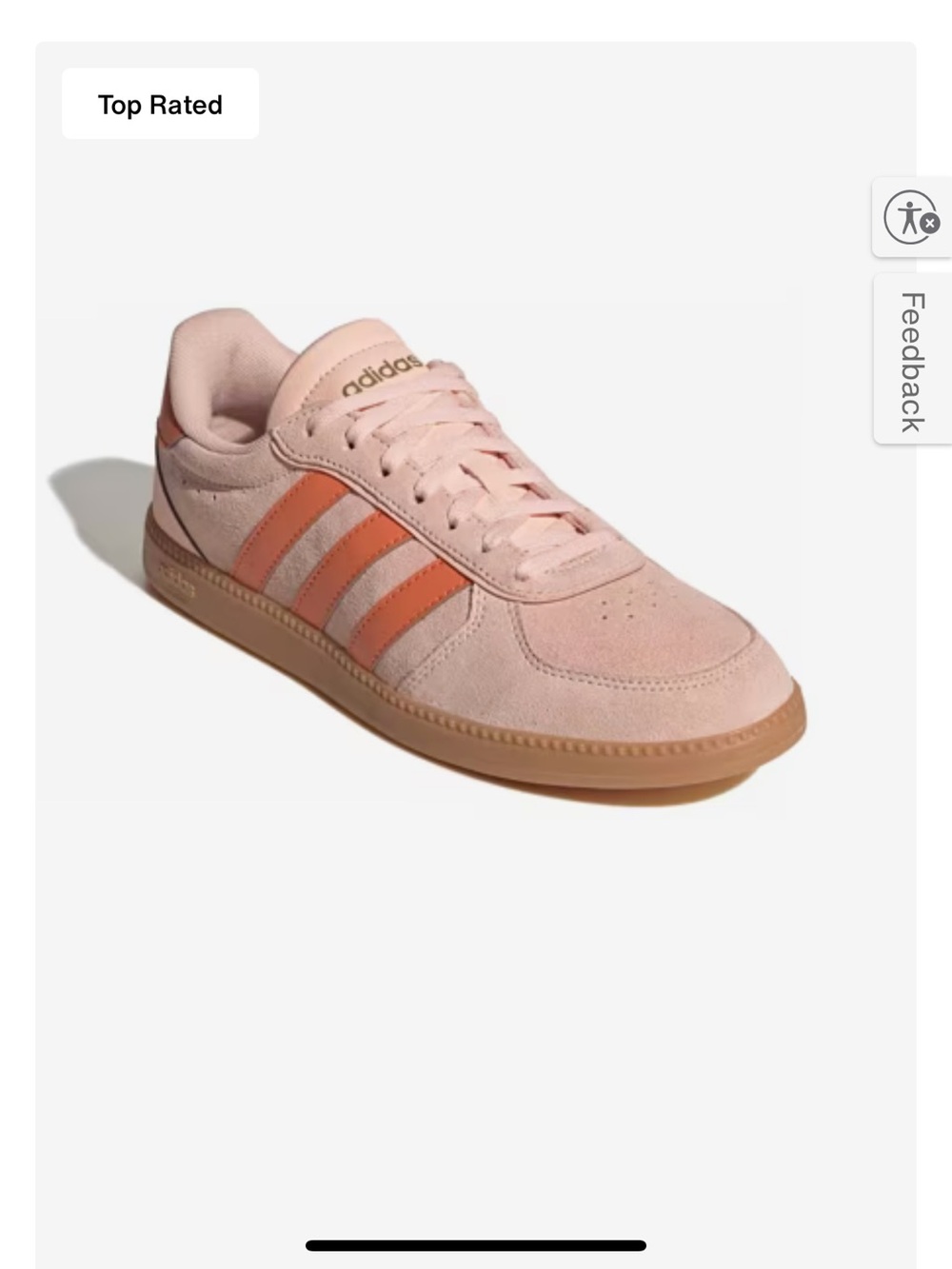 Adidas orange size 8.5 W NWT